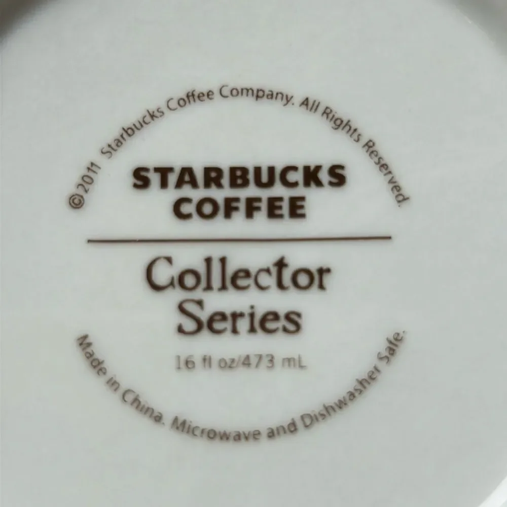 ☕️ Guitar🎸town Austin 2011 LtdEd. Star⭐️bucks Collector Series 16 oz ☕️